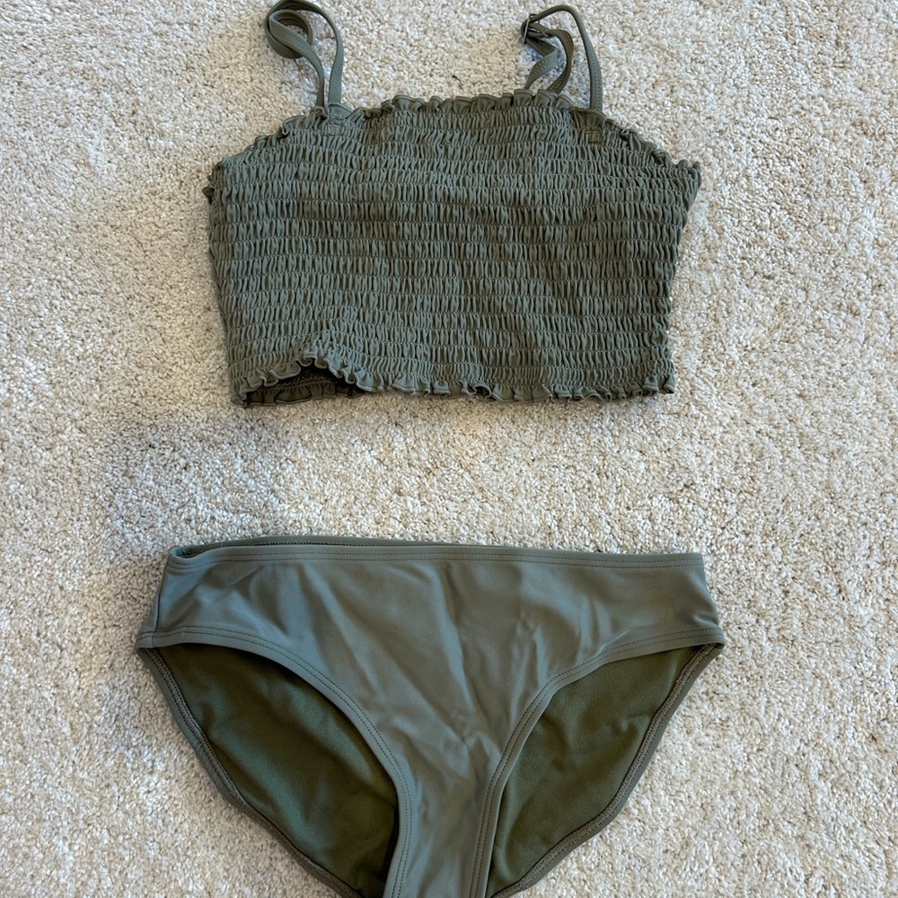 Abercrombie Girls Bikini Olive Green